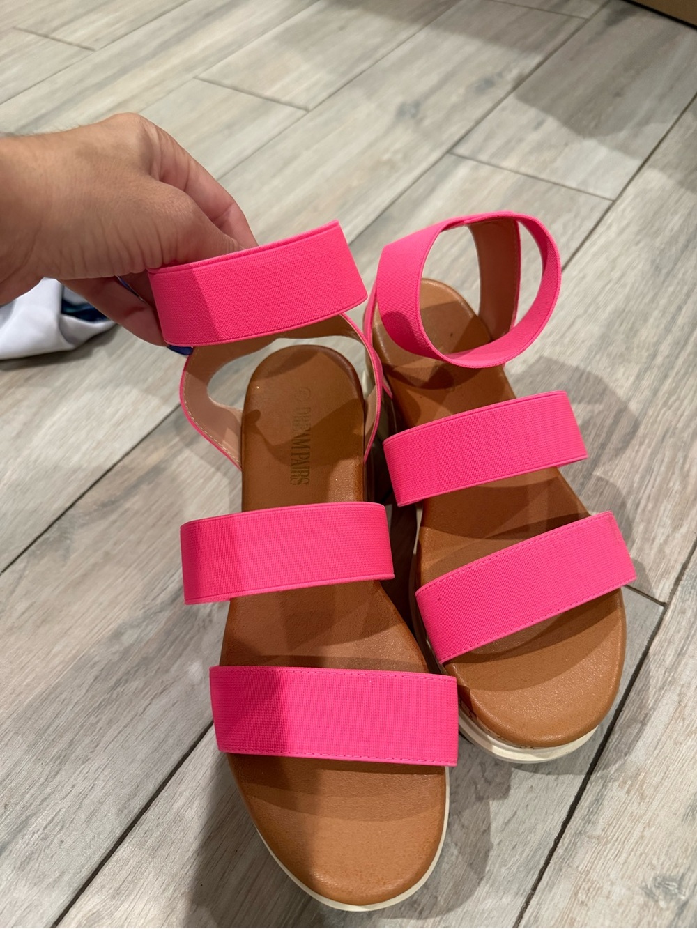 Hot Pink Strappy Women’s Sandals by dream paris
